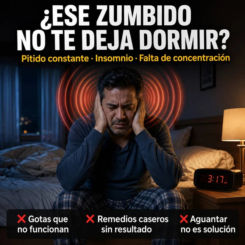 TINNIDROP™ - Spray Liberador de Zumbidos y Ruidos Auditivos