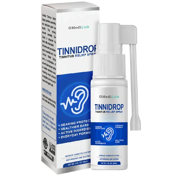 TINNIDROP™ - Spray Liberador de Zumbidos y Ruidos Auditivos