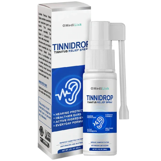 TINNIDROP™ - Spray Liberador de Zumbidos y Ruidos Auditivos
